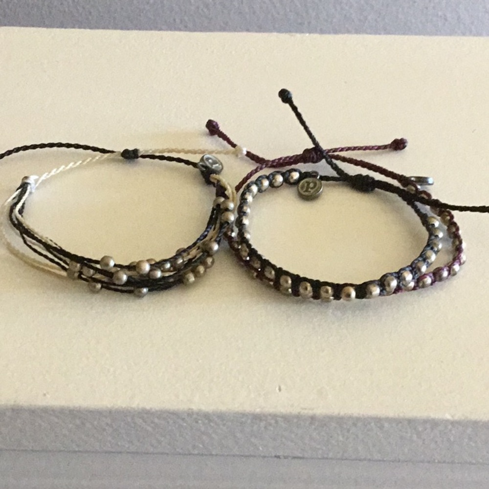 3 Pura Vida Beaded Bracelets